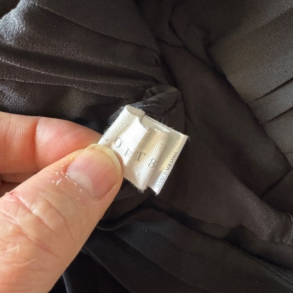 Loft 82 Women's Split‎ Wrap Front Midi Skirt Black Whimsigoth Witchy Festival - Picture 7 of 14